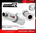 exhaust muffler DOMINATOR homologated road legal ROUND fits to Kawasaki ZX6R 1995  1997