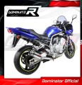 exhaust muffler DOMINATOR homologated road legal GP1 fits to Yamaha FZS FAZER 1000 2001  2005 3