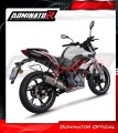 complete exhaust system with muffler DOMINATOR Full System HP3 fits to Benelli BN 125 2018  2023 3