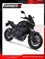 MT-07 2021 - 2023 EXHAUST Yamaha Full System Muffler Auspuff Sportauspuff Silencer Echappement Silencieux Scarico Scarichi Escape Collector Manifold Wydech Tłumik HP8 Titanium DOMINATOR 4