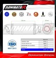 Yamaha YZF R7 2021 - 2023 EXHAUST Full System Muffler Auspuff Sportauspuff Silencer Echappement Silencieux Scarico Scarichi Escape Collector Manifold Wydech Tłumik HP8 BLACK DOMINATOR 1