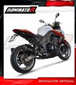 complete exhaust system with muffler DOMINATOR Full System HP1 BLACK fits to Kawasaki Z1000 2010  2013 3
