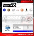 exhaust muffler DOMINATOR ROUND fits to Suzuki SV 650 S 1999  2002 4