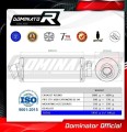 exhaust muffler DOMINATOR ROUND fits to Aprilia ETV 1000 Caponord 2001  2004 4