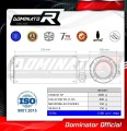 complete exhaust system with muffler DOMINATOR Full System GP fits to Yamaha YZF R125 2019  2020 5