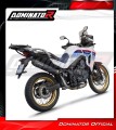 exhaust muffler DOMINATOR MX2 BLACK fits to Honda XL 750 TRANSALP 2023  3