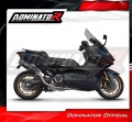 complete exhaust system with muffler DOMINATOR Full System HP6 BLACK fits to Yamaha XP 560 TMAX 2020  2024 4