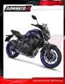 kompletny układ wydechowy z tłumikiem DOMINATOR Full System Tytanowy HP8 pasujący do motocykla Yamaha XSR 700 2015 - 2020 5