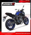 complete exhaust system with muffler DOMINATOR Full System HP8 BLACK fits to Yamaha MT 07 TRACER 2016  2019 3