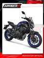 kompletny układ wydechowy z tłumikiem DOMINATOR Full System HP8 CZARNY pasujący do motocykla Yamaha MT 07 TRACER 2016 - 2019 5