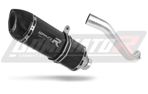 Aprilia Tuono V4 R APRC 2011 - 2014 EXHAUST Muffler Auspuff Sportauspuff Silencer Echappement Silencieux Scarico Scarichi Escape Wydech Tłumik HP1 BLACK Dominator Exhaust System x