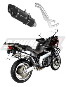 Aprilia ETV 1000 Caponord 2001 - 2004 Exhaust Silencer Muffler HP1 BLACK + dB killer medium