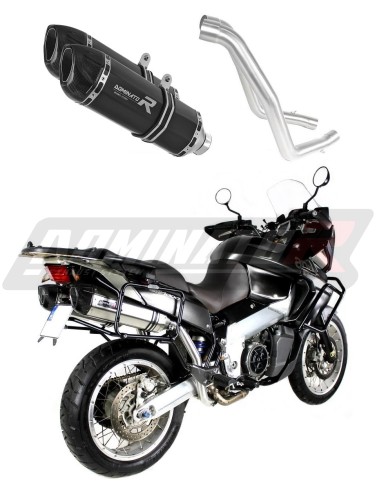 exhaust muffler DOMINATOR HP1 BLACK fits to Aprilia ETV 1000 Caponord 2001  2004 3