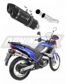 exhaust muffler DOMINATOR HP1 BLACK fits to Aprilia Pegaso 650 2001  2004 3