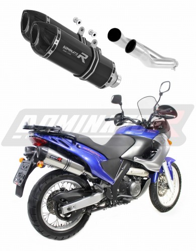 exhaust muffler DOMINATOR HP1 BLACK fits to Aprilia Pegaso 650 2001  2004 3