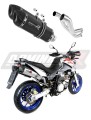 Aprilia Pegaso 650 Strada 2007 - 2010 EXHAUST Muffler Auspuff Sportauspuff Silencer Echappement Silencieux Scarico Scarichi Escape Wydech Tłumik HP1 BLACK Dominator Exhaust System x