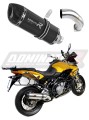 Aprilia ETV 1200 Caponord 2013 - 2016 EXHAUST Muffler Auspuff Sportauspuff Silencer Echappement Silencieux Scarico Scarichi Escape Wydech Tłumik HP1 BLACK Dominator Exhaust System x