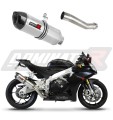 RSV4 R APRC Factory EXHAUST Aprilia Muffler Auspuff Sportauspuff Silencer Echappement Silencieux Scarico Scarichi Escape Wydech Tłumik Carbon End Cap HP1 2011 - 2015 Dominator x