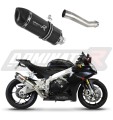 exhaust muffler DOMINATOR HP1 BLACK fits to Aprilia RSV 4 R APRC Factory 2011  2015 3