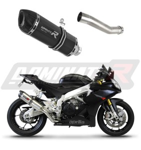 Aprilia RSV 4 R APRC Factory 2011 - 2015 Exhaust Silencer Muffler HP1 BLACK + dB killer medium