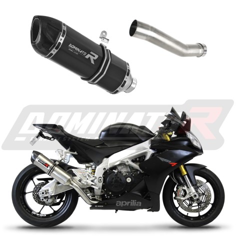 Aprilia RSV 4 R APRC Factory 2011 - 2015 EXHAUST Muffler Auspuff Sportauspuff Silencer Echappement Silencieux Scarico Scarichi Escape Wydech Tłumik HP1 BLACK Dominator Exhaust System x