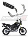 complete exhaust system with muffler DOMINATOR Full System HP6 BLACK fits to Aprilia Tuareg 660 2021  2023 7
