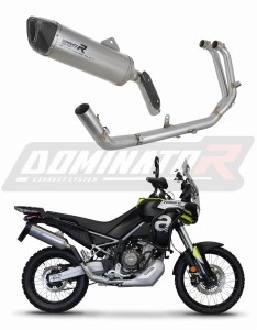 Aprilia Tuareg 660 2021 - 2023 Full Exhaust System Silencer Titanium HP6 + dB killer medium