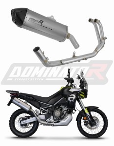 Aprilia Tuareg 660 2021 - 2023 Full Exhaust System Silencer Titanium HP7 + dB killer medium