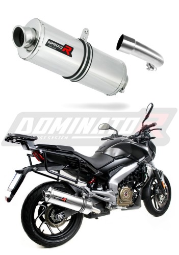 Dominar 400 Exhaust BAJAJ Muffler Auspuff Sportauspuff Silencer Echappement Silencieux Scarico Scarichi Escape OVAL 2016-2018 Dominator  x