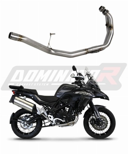 TRK 502X Exhaust Benelli Cat Eliminator Catalyst Catalytic Converter Linkpipe Decat Downpipe  Headers Head Pipe Down Pipe Collector Manifold 2018 - 2021 DOMINATOR x