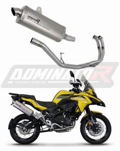 Benelli TRK 502 X 2018 - 2021  Full Exhaust System Silencer Titanium P7 + dB killer medium