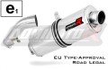 R1200R Exhaust BMW Homologated EC Type approval  Street legal Approval Certificate Muffler Auspuff Sportauspuff Silencer Echappement Silencieux Scarico Scarichi Escape Wydech Tłumik OVAL 2006 - 2009 Dominator x