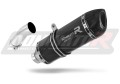 exhaust muffler DOMINATOR HP1 BLACK fits to BMW F800R 2009  2019 2