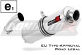 F800GT Exhaust BMW Homologated EC Type approval  Street legal Approval Certificate Muffler Auspuff Sportauspuff Silencer Echappement Silencieux Scarico Scarichi Escape Wydech Tłumik ROUND 2012 - 2019 Dominator x