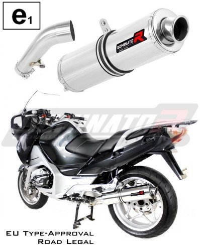 exhaust muffler DOMINATOR homologated road legal ROUND fits to R1200RT 2004  2009 6