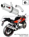 S1000RR Exhaust BMW Homologated EC Type approval  Street legal Approval Certificate Muffler Auspuff Sportauspuff Silencer Echappement Silencieux Scarico Scarichi Escape Wydech Tłumik OVAL 2015 - 2016 Dominator x