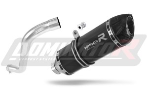 BMW F650 FUNDURO Exhaust Silencer Muffler HP1 BLACK + dB killer medium
