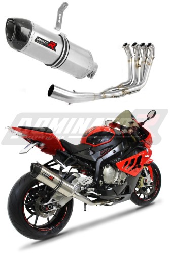 S1000RR EXHAUST FULL SYSTEM Exhaust BMW Muffler Auspuff Sportauspuff Silencer Echappement Silencieux Scarico Scarichi Escape Wydech Tłumik Carbon Tip HP1 2015 - 2016 Dominator x