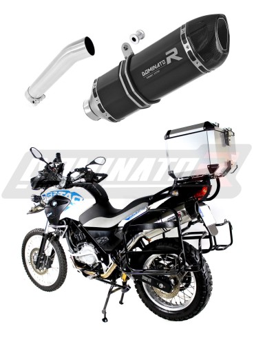 BMW G650GS 2011 - 2018 EXHAUST Muffler Auspuff Sportauspuff Silencer Echappement Silencieux Scarico Scarichi Escape Wydech Tłumik HP1 BLACK Dominator Exhaust System x
