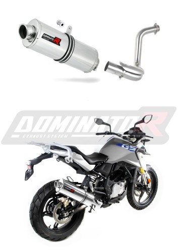 G 310 GS EXHAUST BMW Muffler Auspuff Sportauspuff Silencer Echappement Silencieux Scarico Scarichi Escape Wydech Tłumik OVAL 2016 - 2018 Dominator  x