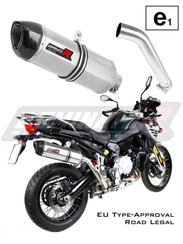 exhaust muffler DOMINATOR homologated road legal HP1 fits to F850GS 2016  2020 5