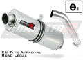 exhaust muffler DOMINATOR homologated road legal OVAL fits to F750GS 2016  2020 3