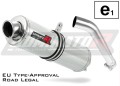 exhaust muffler DOMINATOR homologated road legal ROUND fits to F750GS 2016  2020 3