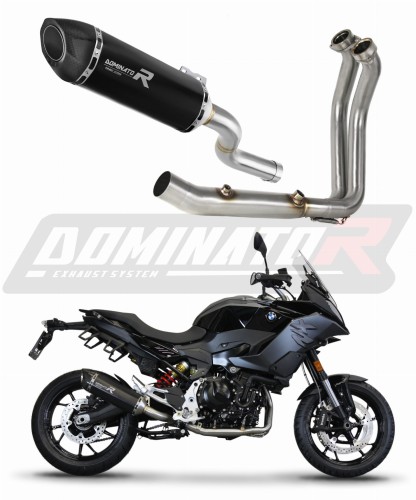 BMW F900XR 2020 - 2022 EXHAUST Full System Muffler Auspuff Sportauspuff Silencer Echappement Silencieux Scarico Scarichi Escape Wydech Tłumik HP5 BLACK DOMINATOR x