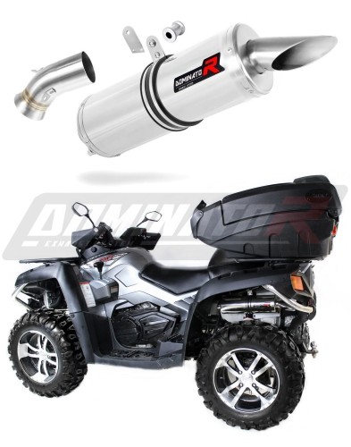 wydech tłumik DOMINATOR Okrągły pasujący do motocykla Cf moto X8 Terralander 800 V Twin 2012 - 2016 5