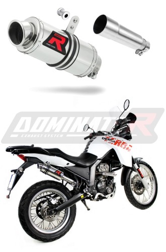 exhaust muffler DOMINATOR GP1 fits to Derbi Terra Adventure 125 2008  2015 5