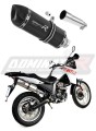 exhaust muffler DOMINATOR HP1 BLACK fits to Derbi Terra Adventure 125 2008  2015 3