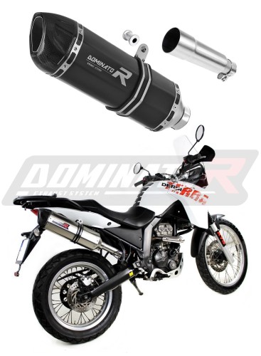 exhaust muffler DOMINATOR HP1 BLACK fits to Derbi Terra Adventure 125 2008  2015 3