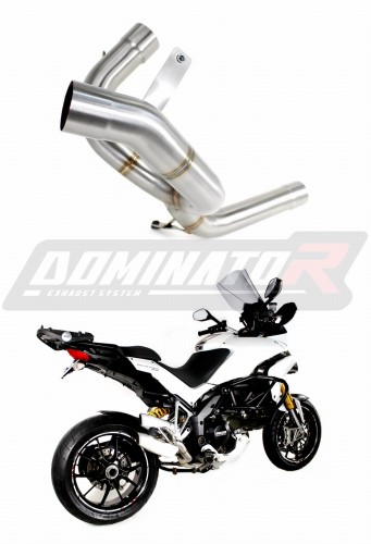 MULTISTRADA 1200 Exhaust Cat Eliminator Catalyst Catalytic Converter Linkpipe Decat Downpipe 2010 - 2014 DOMINATOR  x
