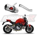 exhaust muffler DOMINATOR GP fits to Ducati MONSTER 821 2018  2021 6